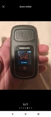 Samsung Flip Phone AT&T Black 2.0-4.9MP Camera Micro USB DCS 1800