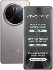 vivo T4 5G (Grey 256GB 12GB) Snapdragon 7s Gen 3 5G Processor Global Version.