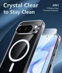 Case for Google Pixel 10 & Pixel 10 Pro Magnetic Clear Slim Anti-Drop Shockproof
