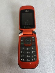 Rare Vintage LG Helix UX310 CDMA Flip Phone US Cellular • Red & Black Not Tested