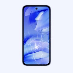 Google Pixel 9a 128GB Iris Unlocked Cracked Screen – Fully Functional!