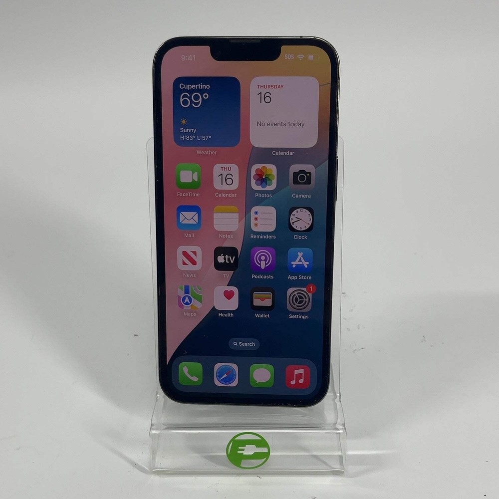 Unlocked Apple iPhone 13 Pro 256GB 18.6.2 Alpine Green MNDJ3LL/A