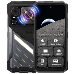 HOTWAV Hyper 8 Pro 5G Rugged Smartphone 12000mAh 32GB+512GB 108MP 6.8&Prime; NFC 120Hz