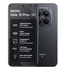 Xiaomi Redmi Note 15 Pro Plus 5G Unlocked | 6500mAh Battery | 12GB RAM 512GB