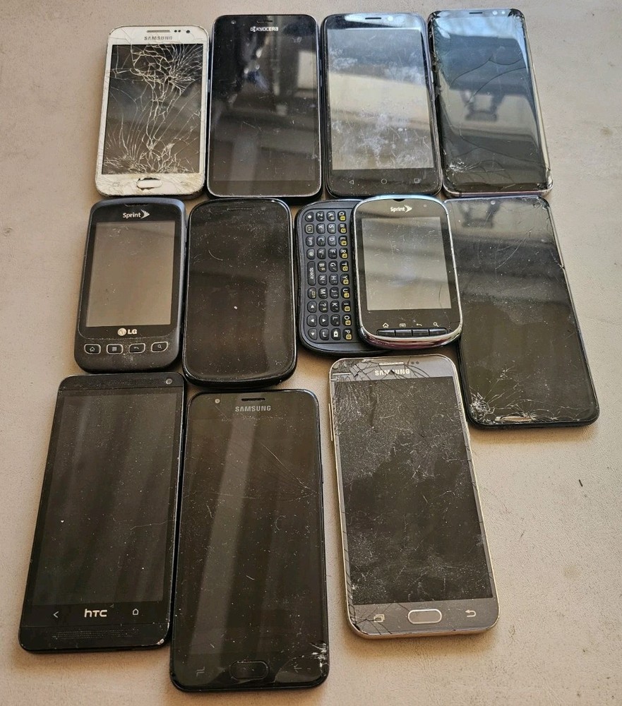🔥 Large Lot of 11 Cell Phones Samsung Galaxy S8 – 64 GB – Midnight Black (AT&T)