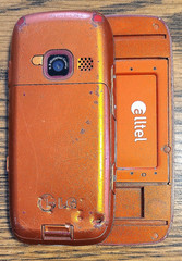 LG Scoop / Rumor AX260 – Orange and Gray ( Alltel ) Super Rare CDMA Phone – READ