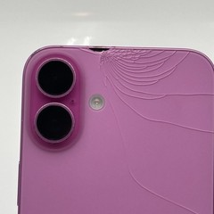 Apple iPhone 16 Plus 128GB Pink T-Mobile Only Cracked Back Glass For Parts Read