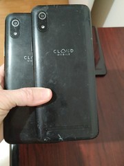 Lot of 5 Cloud Mobile Stratus C8 32GB Smartphone Black