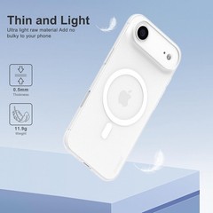 Magnetic for iPhone Air Thin Case, Lightweight 0.3mm with Camera Full Protection