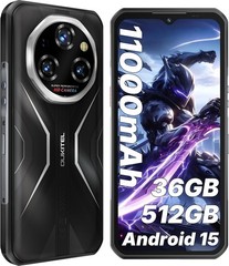 OUKITEL WP55S Rugged Phone 36GB+512GB 11000mAh Android 15 4G 6.66&Prime; FHD+ 120Hz
