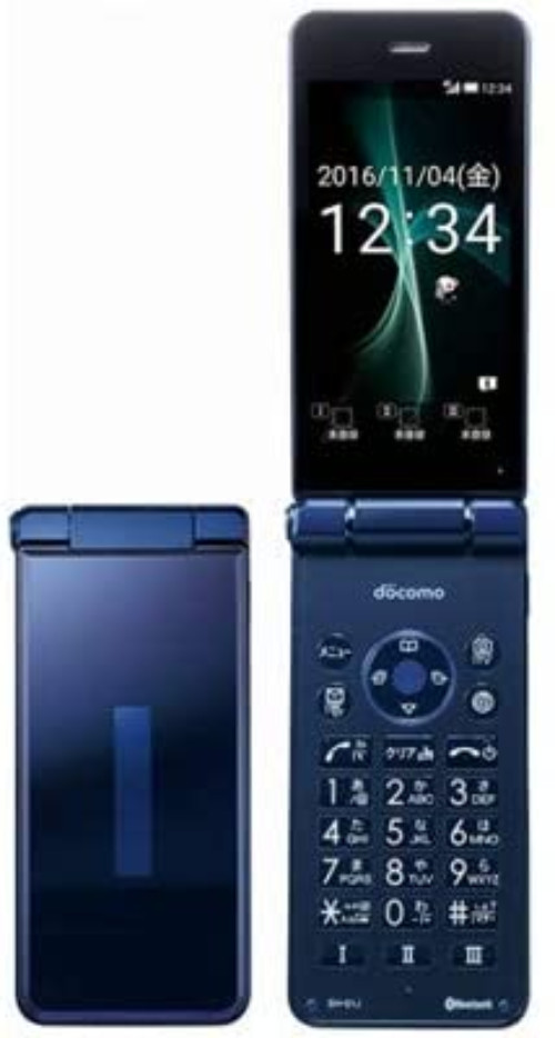 SHARP AQUOS KEITAI 2 SH-01J DOCOMO Android Flip Phone Unlocked Used