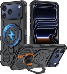 Magnetic for iPhone 17 Pro Max 6.9&Prime; Case, Full Body Rugged Case with Kickstand