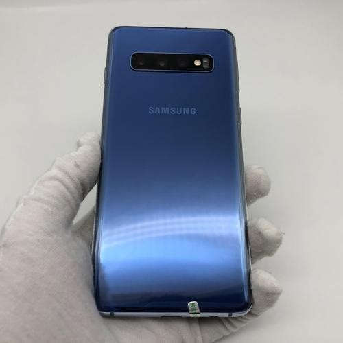 Samsung Galaxy S10 SM-G973F/DS 512GB DUAL SIM Fully Unlocked Smartphone BLUE A+