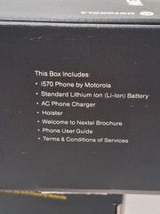 Motorola i570 Nextel Complete Kit Wireless GPS Walkie Talkie SET OF 2 BRAND NEW