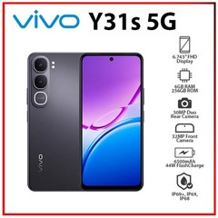 VIVO Y31s 5G 6GB+256GB BLACK Dual SIM Unlocked Octa Core Android Cell Phone