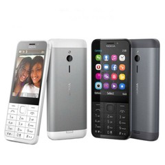 Nokia 230 Black/White (Unlocked) Dual-Sim 2G Classic Button Mobile Phone
