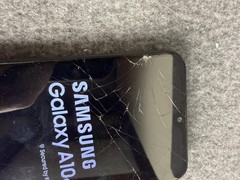 Samsung Galaxy A10e SM-A102U Black T-Mobile Android Smartphone Cracked Screen