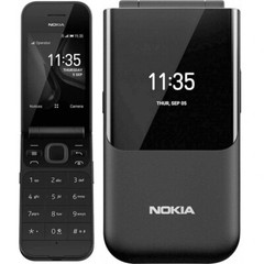 Nokia 2720 Flip(2019)Dual-core 2MP Snapdragon 205 Unlocked LTE 4G Phone Black