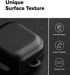 Black Onyx Magnetic Cover for Galaxy Buds 4 Pro & Galaxy Buds 4 – Compatible Mag