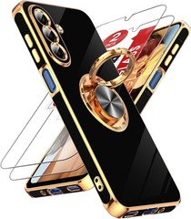 Galaxy A17-5G Phone Case: 2 Pack Tempered Glass Screen Protector and Ring Holder