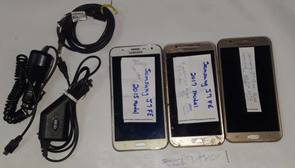 3 Samsung J7 FE (2-2017 SM-J727T) & (1-2015 SM-J700T Models)