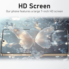 Unlocked Phones C25 Ultra Cell Phone 2025 Android 14 Mobile Phone with Build-In