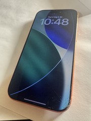 AT&T Apple iPhone 17 Pro 256GB Orange – Cracked Screen 100% Battery With Box