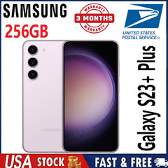 New Sealed Samsung Galaxy S23+ Plus 256GB (5G) S916U Unlocked Smartphone Purple