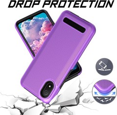 Cloud Mobile Stratus C8 Case with Screen Protector, Dual Layer Shockproof Protec