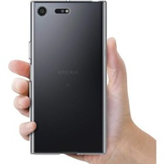 Sony Xperia XZ Premium Case (5.5 inch) Soft TPU Rubber Gel Bumper Transparent Ba