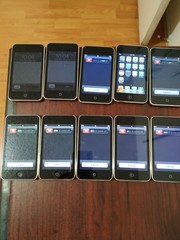 Lot of 10 Apple iPod Touch 2nd Generation 8GB A1288