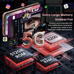 OUKITEL WP210 5G Rugged Phone 36B+512GB 6.7&Prime; FHD+ 8800mAh Battery 45W NFC