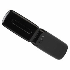 US BLACK Dual SIM Unlocked Flip Phone With Large Keys For Seniors