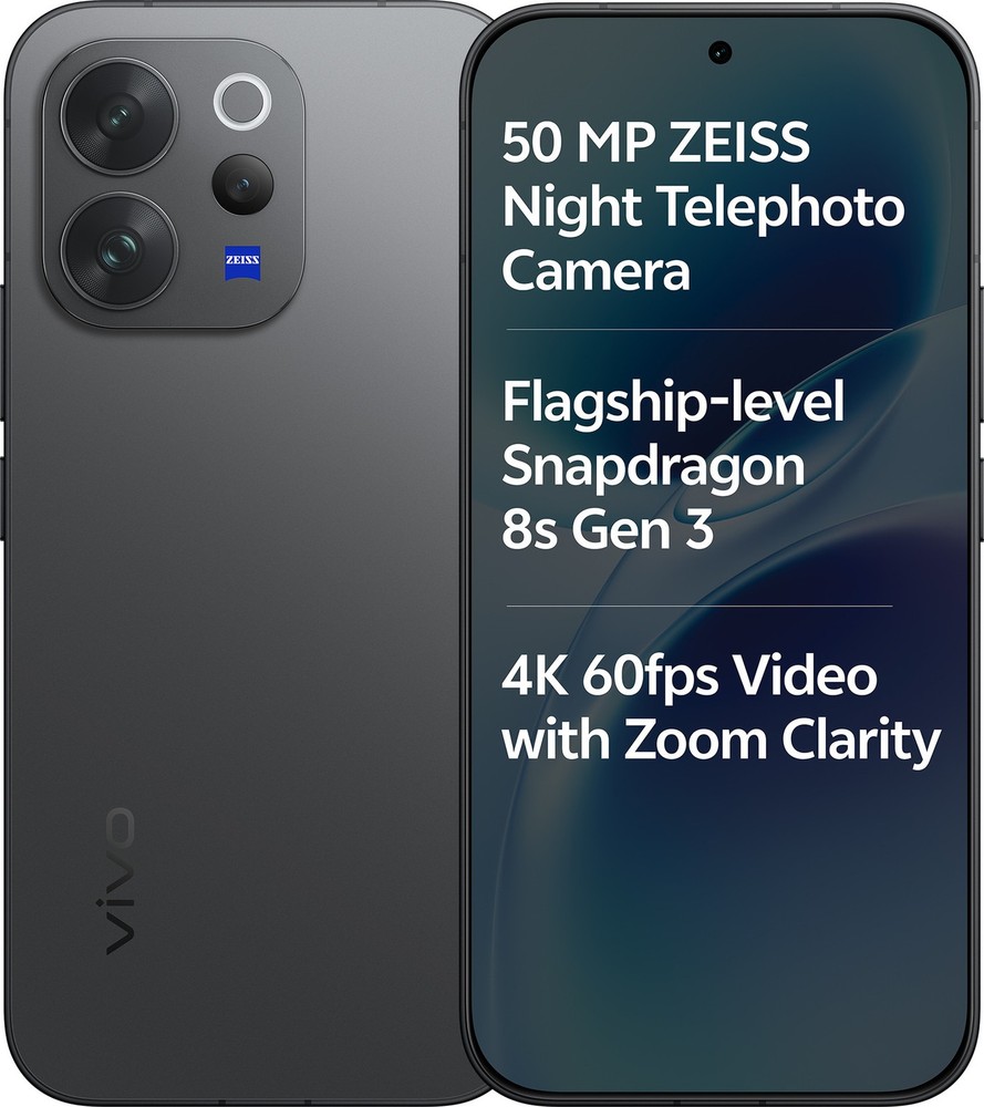 Vivo V70 Elite 8GB 256GB Black 5G Global Version Unlocked NFC Dual Sim