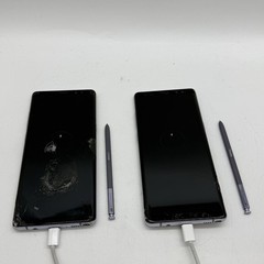 LOT OF 2 Samsung Galaxy Note8 SM-N950U1 6.3&Prime; Cracked & Bad Battery (B12:3)