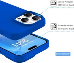 Case for iPhone 16 Pro Max 6.9 » Smooth Liquid Silicone Soft Gel Rubber Cover