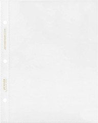 Binder Page Protectors for 4×6 Recipe Cards or Photos (25 Count) | Crystal Clear