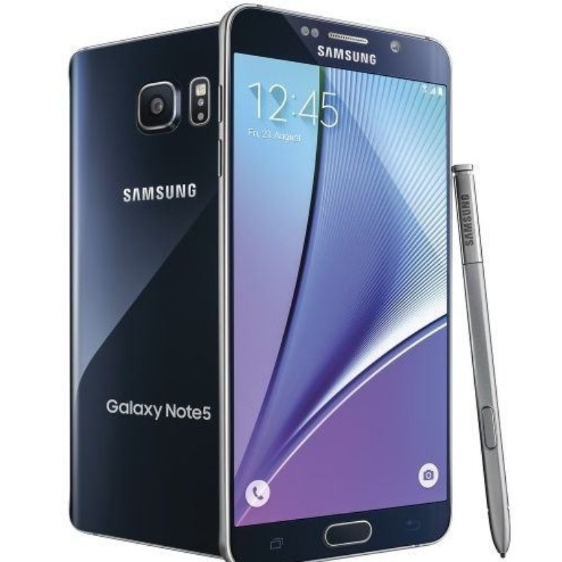 Moderate Samsung Galaxy Note 5 N920A 32GB AT&T Android Original Smartphone Blue