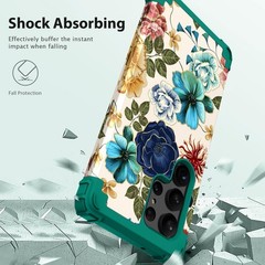 Galaxy S23 Ultra Case, Shockproof Heavy Duty Hard Plastic+Soft Silicone Rubber B
