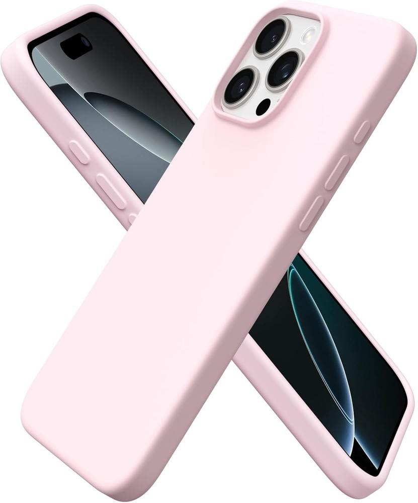 iPhone 16 Pro Max Case 6.9&Prime;, Slim Liquid Silicone 3 Layers Soft Gel Rubber Cover