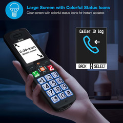 DECT 6.0 Cordless Phone, 3-Handset – Smart Call Blocker, Bluetooth Connect to Ce
