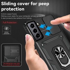 For Samsung Galaxy S21 Plus Case w/Screen Protector and Military Grade Cover