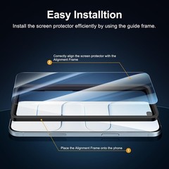 3PCS Screen Protector for iPhone Air/iPhone 17 Air 6.5 Inch Tempered Glass Case