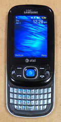 Samsung Strive SGH-A687 – Black and Silver ( AT&T ) Rare Slider Phone – Bundled