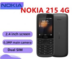 Nokia 215 Dual SIM 4G Unlocked Bluetooth 128MB 64MB RAM Classic Mobile Phone