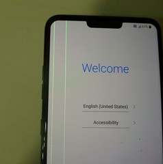 LG V40 Thinq 64GB LM-V405TA (T-Mobile) Black BAD SCREEN READ!!!