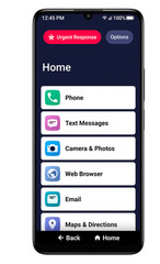 Lively Jitterbug Smart4 Smartphone for Seniors — Black NIB