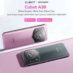 Cubot A30, Android 14 Smartphone , 16GB (6GB+10GB Extend) RAM+128GB ROM, 90Hz 6