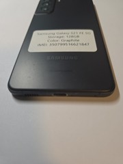 Samsung Galaxy S21 FE – SM-G990U – 128 GB – Graphite (Unlocked) # 1847