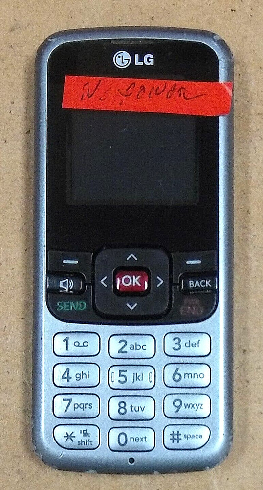 LG 100 / LG100 – Gray and Black ( CDMA ) Rare Cellular Phone